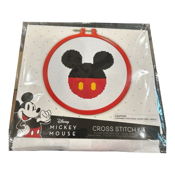 Disney Mickey Mouse Cross Stitch Complete Kit - Picture 1 of 4